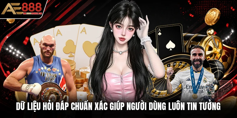 Dữ liệu hỏi đáp chuẩn xác giúp người dùng luôn tin tưởng Dữ liệu hỏi đáp chuẩn xác giúp người dùng luôn tin tưởng
